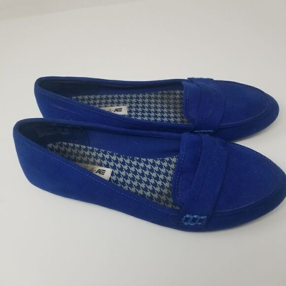 AMERICAN EAGLE BLUE PENNY LOAFER SLIPON. SIZE 9. - Picture 13 of 15